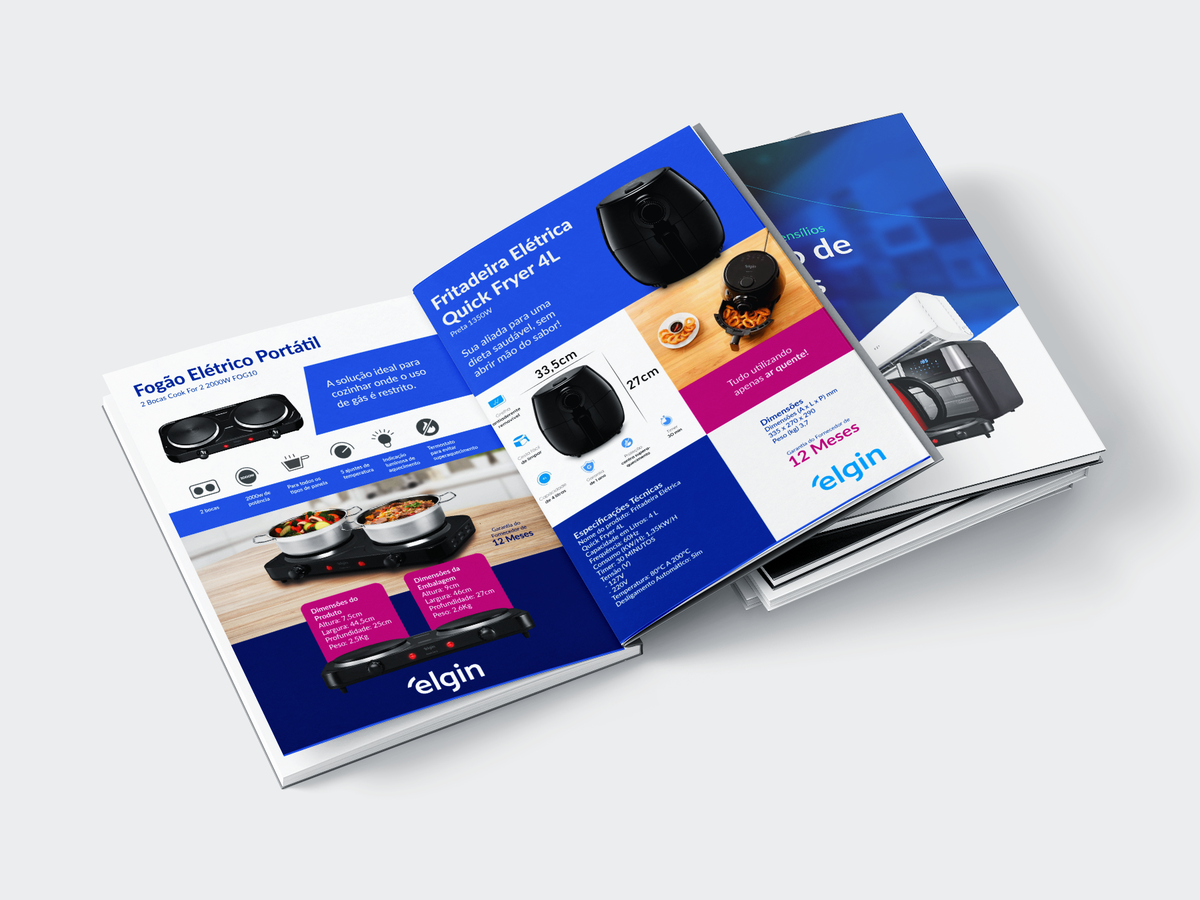 Catálogo de produtos impresso PlayZayner